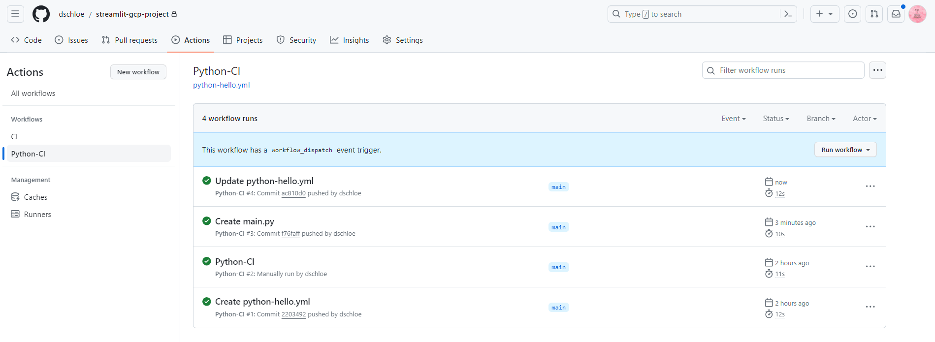 Github Actions Hello World From Python Script Data Science DSChloe